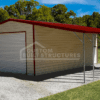 #13 42x41x14 Garage with Two Lean-Tos